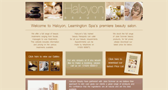Desktop Screenshot of halcyonbeauty.co.uk